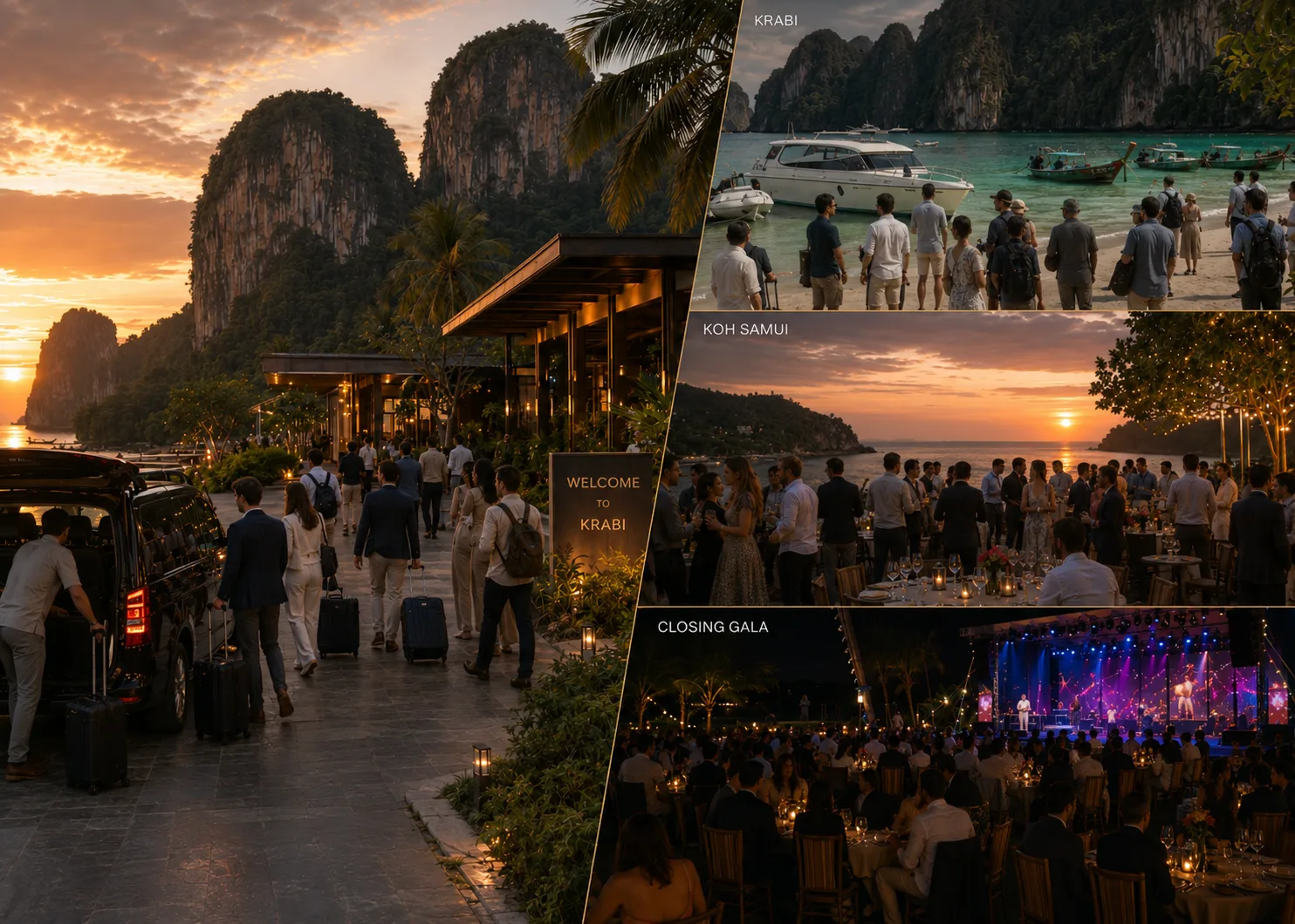 Global sales incentive trip across Krabi and Koh Samui